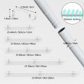 Simple and Practical Curtain Rods, Suitable for 23-80inch Windows Sturdy and Durable, Simple Installation. Suitable for Bedroom, Living Room and Dining Room. With Gifts.