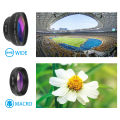 APEXEL APL-0.45WM Phone Lens Kit 0.45X Super Wide Angle & 12.5X Super Macro Lens HD Camera Lenses for i Phone  . 