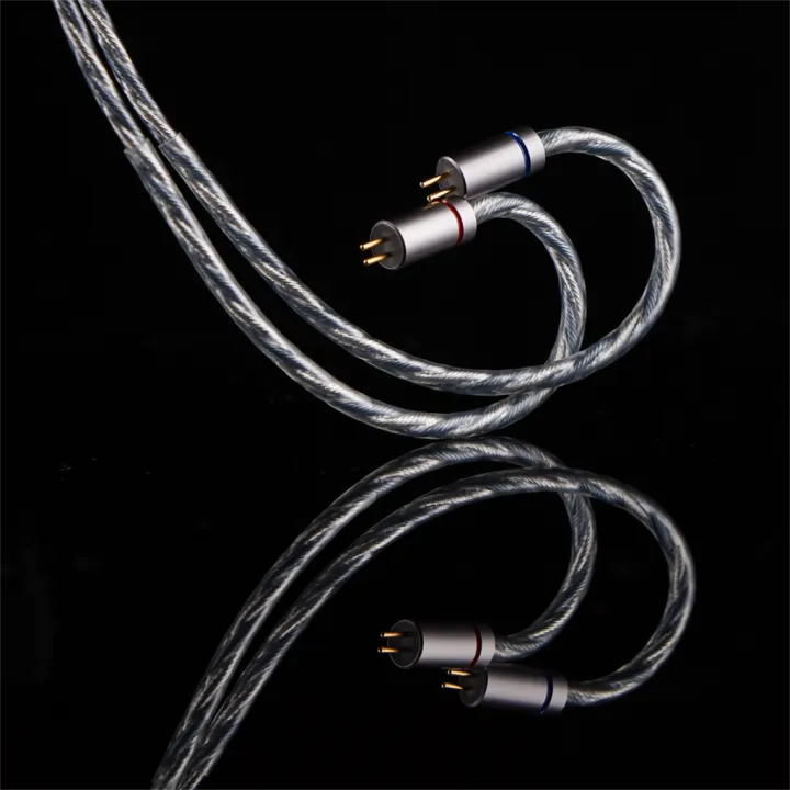 NICEHCK%20BlueLuna%20Silver%20Plated%20OFC%20Flat%202Pin%20HiFi%20Earphone%20Upgrade%20IEM%20Cable%203-in-1%20Detachable%20Plugs%20for%20HIMALAYA%20NX8%20DaVinci%20-%20Image%203