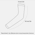 3 Pairs Summer Elastic Ice Silk Arm Sleeves - Breathable and Comfortable, Suitable for Outdoor Activities, Ice Silk Fiber Fabric.