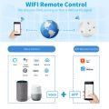 16/20A Smart Wifi Plug UK Wireless Control Socket Outlet with Energy Monitering Timer Function Works with Tuya Alexa  Home. 