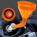 1/3Pcs Universal Car Refueling Funnel with Filter Detachable Hose Motorcycle Gasoline Oil Filling Funnels Tools 130/145/160mm. 