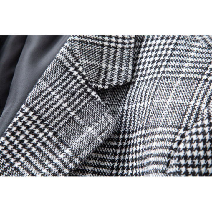 2026%20New%20Business%20Dinner%20Gentleman%20Slim%20Gentleman%20Group%20Dress%20Fashion%20Men%20British%20Style%20Dress%20Best%20Man%20Plaid%20Blazer%20-%20Image%204