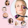 Derma Roller 0.5 mm Proffesional Micro Needling Roller For Face Growth Hair, Beauty Skin Therapy, Deema Roller with 540 Micro Needle For Men And Women. 