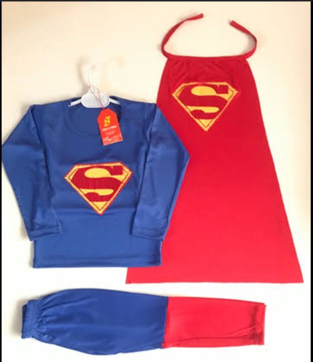 superman costume for kids for 2 to 8 years