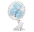 Electric Mini Portable Clip Fan 3 Blades And 2 Speed 180mm. 