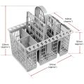 Multifunctional Dishwasher Basket Accessory Adaptor Hotpoint Dishwasher Basket C00257140 Knife and Fork Storage Basket. 