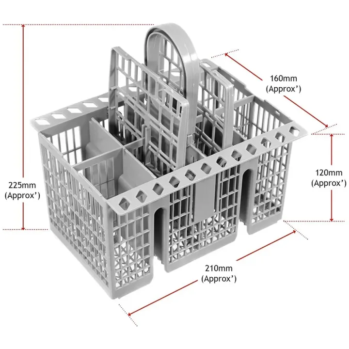 Multifunctional%20Dishwasher%20Basket%20Accessory%20Adaptor%20Hotpoint%20Dishwasher%20Basket%20C00257140%20Knife%20and%20Fork%20Storage%20Basket%20-%20Image%203