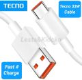 Tecno_ 33w Original Charging and Data Cable Fast Charging Supported / type-C / for Android Mobiles For Camon 20 Camon 20 PRO 5G Spark 20  Spark 20 PRO Camon 20 Camon 19 Camon 13pro Camon 13 Spark 8 Spark 8PRO. 