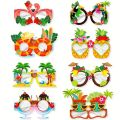 8pcs Tropical Luau Party Hawaiian Sunglasses Fun Dress Prop Beach Summer Party Favors Glasses. 