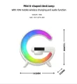 G Shape 5 In 1 Smart Wireless RGB Charger Table Lamp - Best Quality. 
