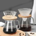 Alechaung Coffee Drip Pot, Coffee Drip Pot, Coffee Drip Pot, Coffee Drip Set 2in1 with Drip Filter Glass. for Drip Fresh Coffee, Home, Cafe, 300ml. 500ml.. 