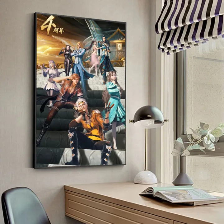 1pc%20Soul%20Land%20Poster%20Stickers%20Art%20Wall%20Murals%20Decor%20Game%20Room%20Decor%20Gifts%20Kawaii%20HD%20Painting%20Cat%20Cars%20-%20Image%207