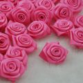 Small Ribbon Flower for ladies shirts |Ribbon Flower | Small ribbon pack of 10 pcs | 🌹 Mini Satin Ribbon Roses – DIY Craft & Decoration Flowers 🌸 |Customized colour. 