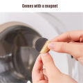 1 Piece of Front-Mounted Washing Machine Ventilated and Mildew-Proof Door Lock, Deodorant, Metal Veneer with Magnetic to Ensure the Lock under the Ventilation and Safe, with Air Circulation, and the Washing Machine Door Stop Bracket. 