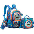 Backpack Sets with Lunch Bag for Boys 6-12 School Bags and Lunch Box for Kids 3pcs Elementary Students Teens. 