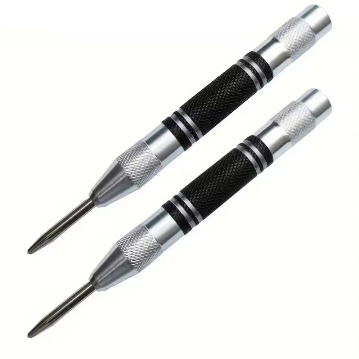Auto Center Puncher Hole Marker Wood Metal Steel Spring Load Kerner ...