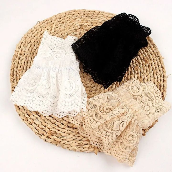 1Pair Fashion Detachable Fake Sleeves Spring Autumn Wild Sweater Decorative Sleeves Lace Ruffles Elbow Sleeve Cuff universal