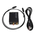 Digital fiber coaxial to Analog Digital to Analog decoding digital to analog audio converter. 