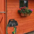 Hose Holder Wall Mounted Durable Hose Hooks Metal Hose Hanger Durable Hose Hooks Metal Water Hose Holder for Outside Hose. 