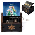 Wooden Music Box Frozen Beauty and Beast Hand Cranked Home Decoration Carved Musical Box Valentine's Day Birthday Gif Disney. 