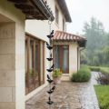 Creative Birds On Cups Metal Rain Chain Rain Catcher Gutter Roof Rainwater Catcher Chain Drainage Downspout Tool Outdoor Decor.