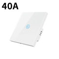 LiwoKit Tuya WiFi Smart Water Heater Boiler Switch 40A 8800W MAX Air Conditioner Control Compatible with Alexa  Home EU. 