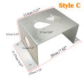 Air Diesel Heater Base Mounting Bracket Floor Plate Silver For Eberspacher Webasto Propex Car Truck VAN.