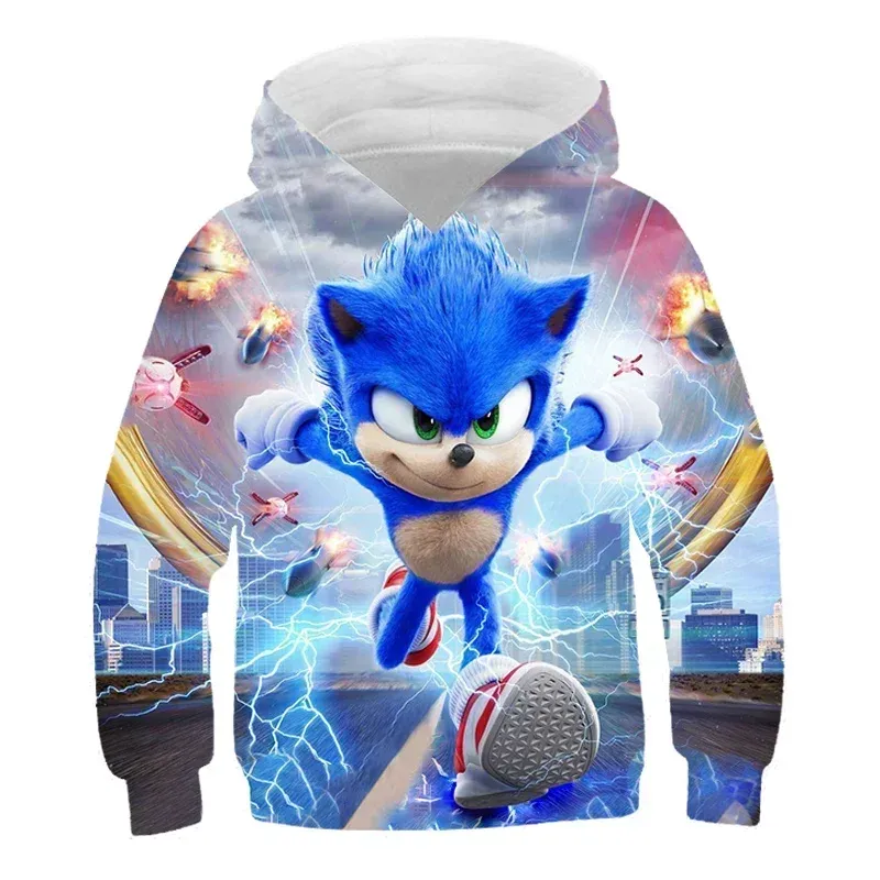 Sonic newest Hedgehog 3D HOODIE