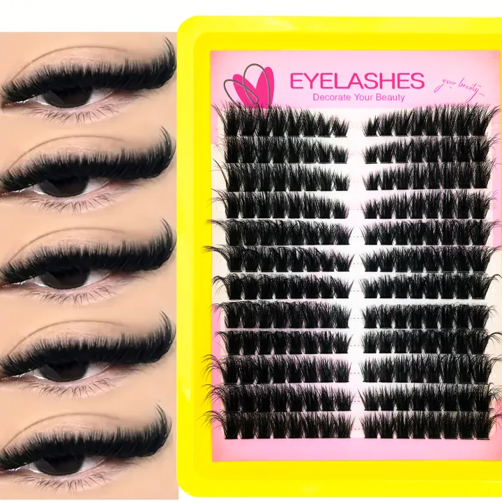 192PCS%20Faux%20Mink%20Lash%20Clusters%20%E2%80%93%20D%20Durl%20Long%20Individual%20Eyelashes,%20Soft%20&%20Natural%20Look,%20Mixed%20Lengths%20for%20DIY%20Eyelash%20Extensions%20-%20Image%202