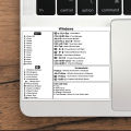 Laptop Shortcut Key Sticker for Windows Mac System Waterproof Vinyl Decal Keyboard Shortcut for Macbook   Acer . 