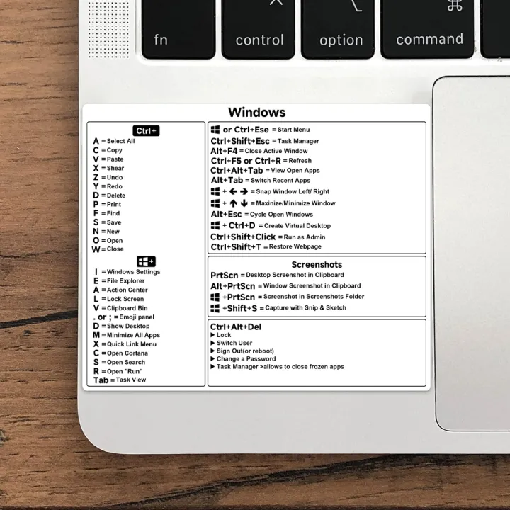 Laptop%20Shortcut%20Key%20Sticker%20for%20Windows%20Mac%20System%20Waterproof%20Vinyl%20Decal%20Keyboard%20Shortcut%20for%20Macbook%20%20%20Acer%20%20-%20Image%205