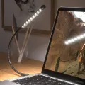 USB LED Book Light USB Powered Metal Material 10 LED Flexible Night Lamp For Laptop PC Computer Notebook Book Reading Lights. 