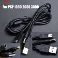 JCD 2-In-1 USB Data Cable Charger Charging Cord For PSP 2000 3000 Gaming Accessories. 