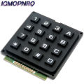 4*4 16 Key Matrix Switch Keyboard Keypad Array Module ABS Plastic Keys 4x4 Button Membrane Switch DIY Kit for Arduino. 