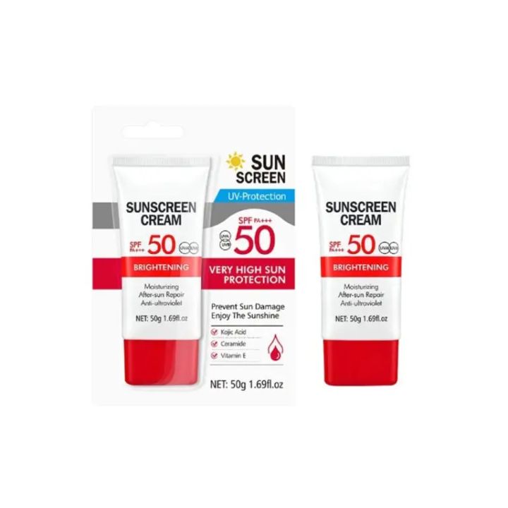 DISAAR%2050+%20MOISTURIZING%20SUNSCREEN%0A%0AWith%20Kojic%20Acid,%20Ceramide%20&%20Vitamin%20E%20Brightening%20And%20Moisturizing%20UVA/UVB%20Sunscreen-%2050g%20-%20Image%204