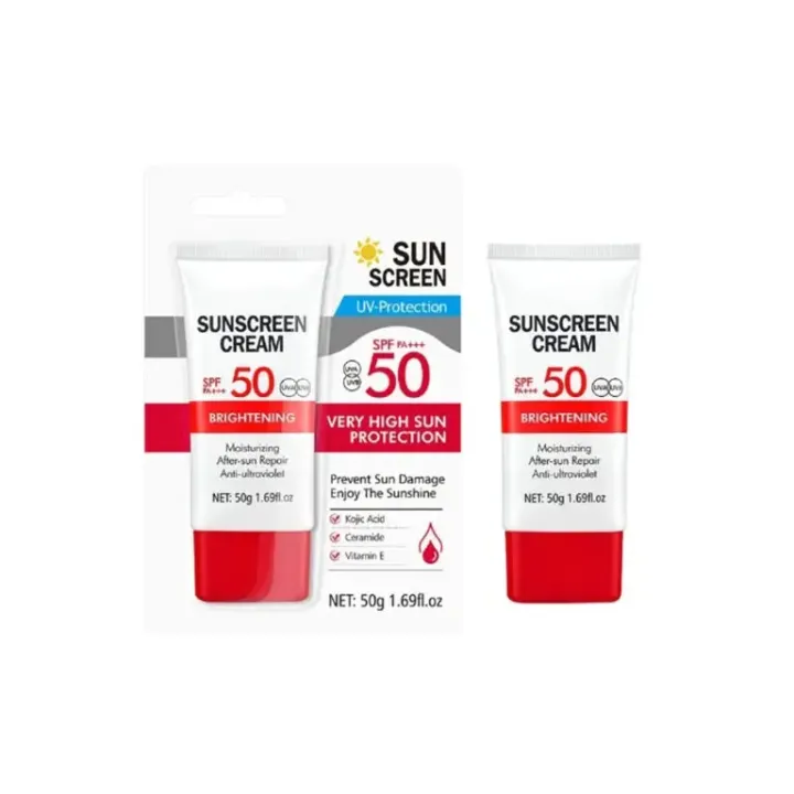 DISAAR%2050+%20MOISTURIZING%20SUNSCREEN%0A%0AWith%20Kojic%20Acid,%20Ceramide%20&%20Vitamin%20E%20Brightening%20And%20Moisturizing%20UVA/UVB%20Sunscreen-%2050g%20-%20Image%204