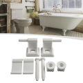 1pair Plastic Toilet Seat Hinge Bolts Screw Fixing Fitting Kit Toilet Lid Hinge Replacement Parts Bathroom Accessories. 