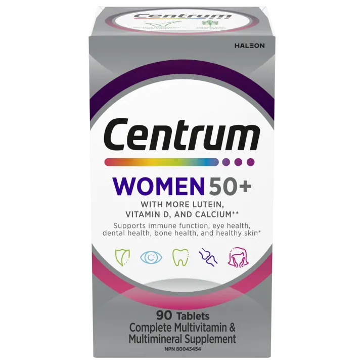 Centrum Women 50+ 120 Tablets – Energy, Immunity & Muscle Support ...
