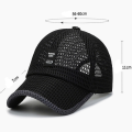 Summer Mesh Cap Lightweight Quick Drying Cool Outdoor Fishing Hats Visors Breathable Tennis Golf Hiking Baseball Sun Hat.