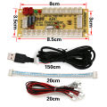 Copy SANWA Game Machine Arcade Console DIY Kit 8 Way Joystick Push Buttons For PC Raspberry Pi Zero Delay USB Board Controller. 