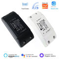Tuya WiFi Smart Light Switch Universal Breaker Timer Smart Life APP Wireless Remote Control Modules Work Via Alexa  Home lightify. 
