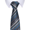 Brand Classic Grey Plaid 8 Cm Silk Tie For Men Suit Accessories Wedding Gravatas Fit Workplace Birthday . 