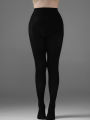 Women's  Comfortable Black Large Size Elastic Thin Pantyhose Single Pack - Soft Stretchy Leggings for Plus Size Ladies. 