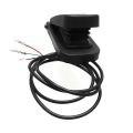 Universal Foot Pedal Throttle, Electric Scooter E-bike Accelerator Pedal, Black Speed Control Pedal for Electric Tricycle.