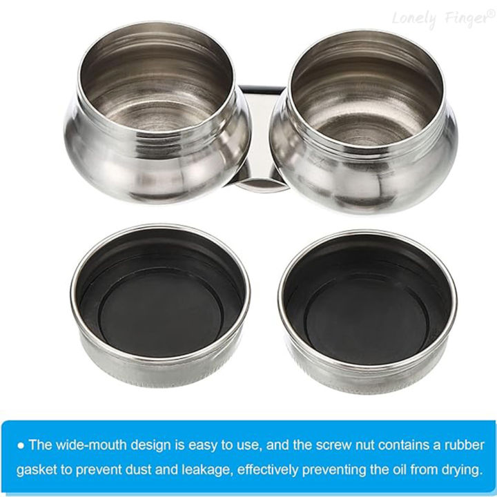 Palette%20Cups,%20Paint%20Pot%20Container%20Cup%20with%20Lid%20and%20Clip%20Double%20Dippers%20Stainless%20Steel%20for%20Oil%20Painting,%20Silver%20-%20Image%204