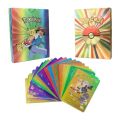 Pack of 8 Pokemon cards Black golden rainbow and silver. 