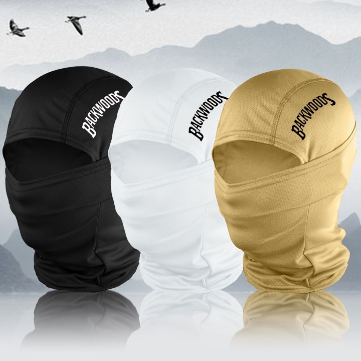1pc/3pcs optional - BackWOODS printed balaclava hat windproof dustproof breathable - unisex outdoor sports full face mask