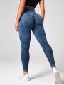 Seamless Leggings Sport Women Fitness Push Up Yoga Pants High Waist Hip-lifting Workout Running Scrunch Sportswear Gym Tights.
