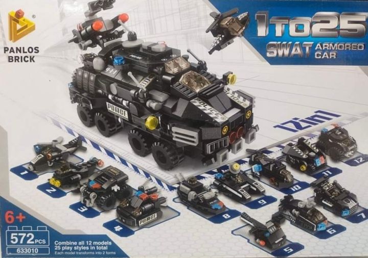 12 In 1  Building Toys For Kids- 572 Pcs - Toys